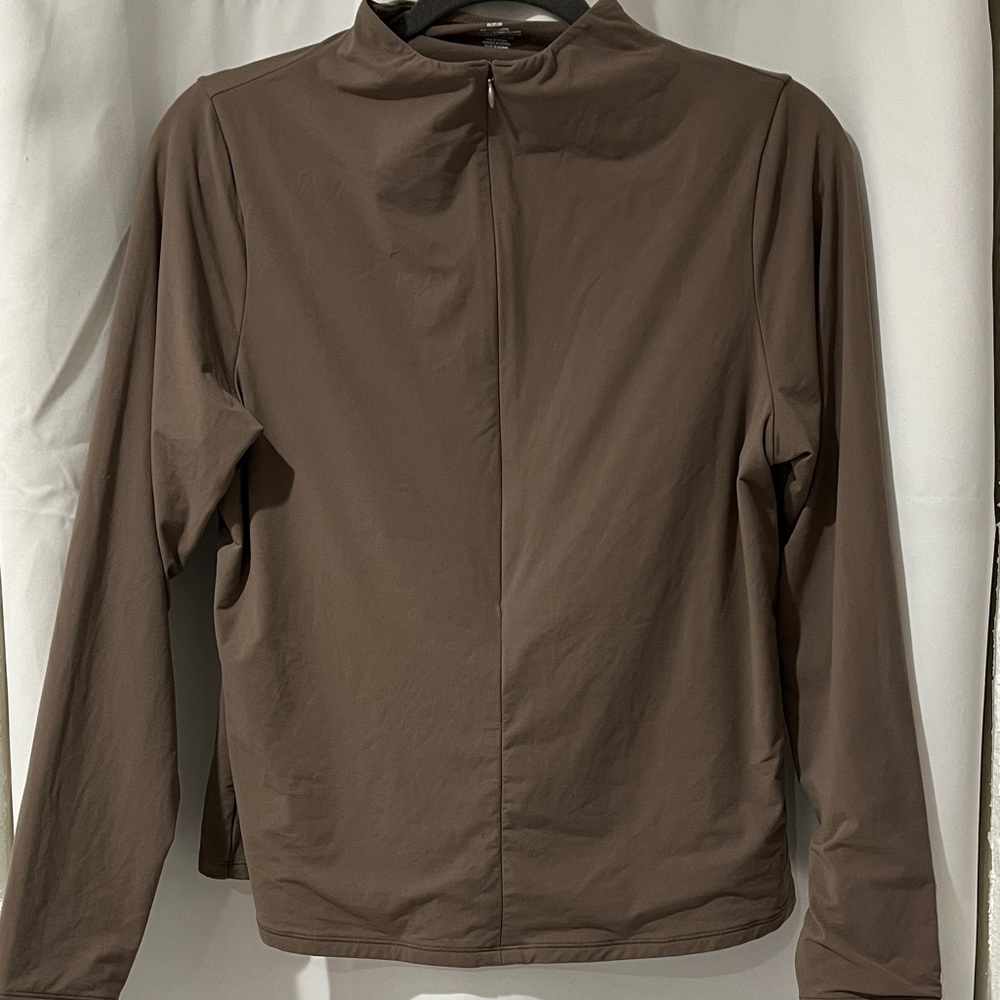 SKIMS Fits Everybody Long Sleeve Half Zip Up Top